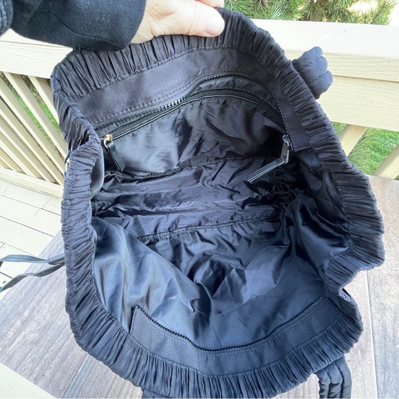 Victoria’s Secret Ruched Black Weekend Lined Tote - Picture 3 of 8